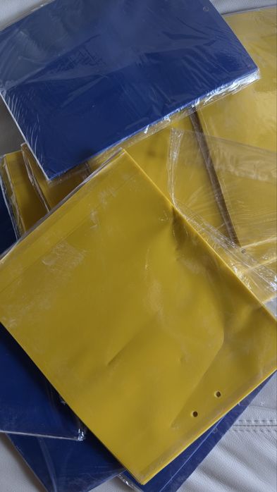 Двостороння клейова пастка,жовта та синя,лепучка від комах