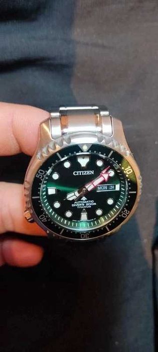Relógio Citizen automático Titanium. Preço fixo.