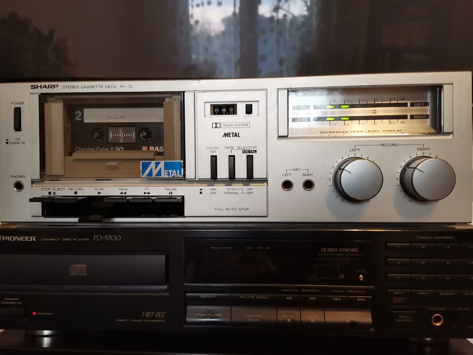 Magnetofon deck sharp rt 10