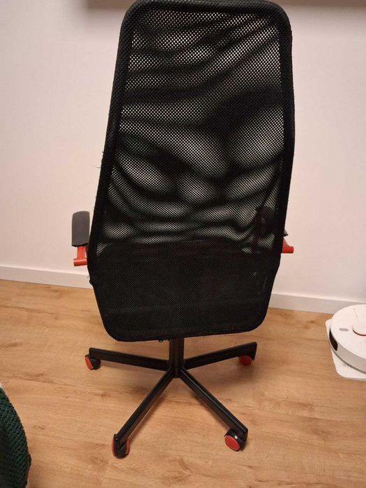 Krzesło Ikea HUVUDSPELARE, czarny