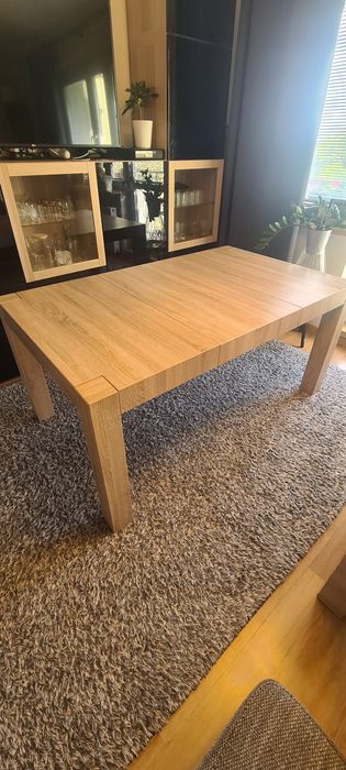 Stol rozładany kolor dąb sonoma 160/100