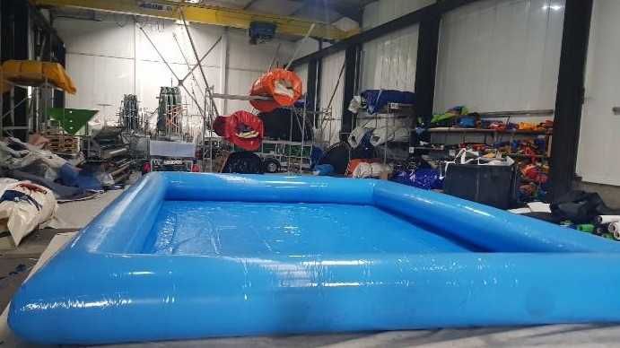 Aquazorbing – basen dmuchany + 6 kul wodnych – NOWE - producent AMAR