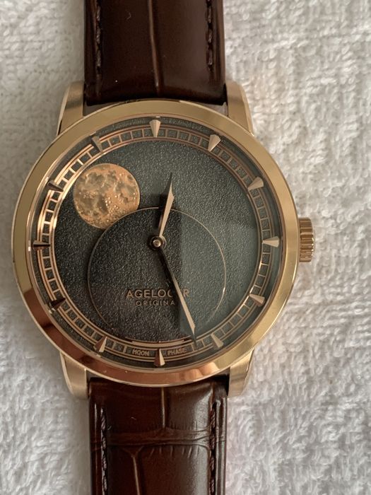 Zegarek Agelocer z fazami księżyca