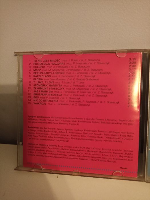 T.LOVE prymityw Pierwsze wydanie 1994 rok płyta CD