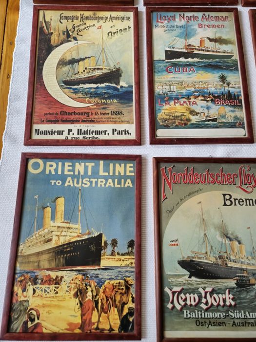 Stare plakaty marynistyczne