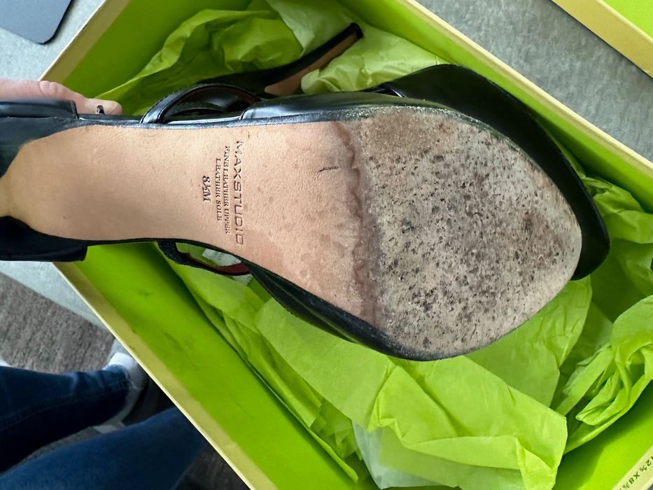 Max Studio platformy skórzane, szpilki, czółenka