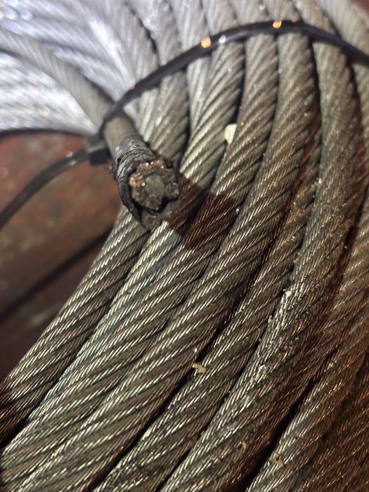 Lina stalowa 6 mm używana od windy