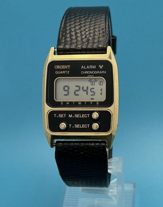 Zegarek Cyfrowy Orient Lcd lata 80