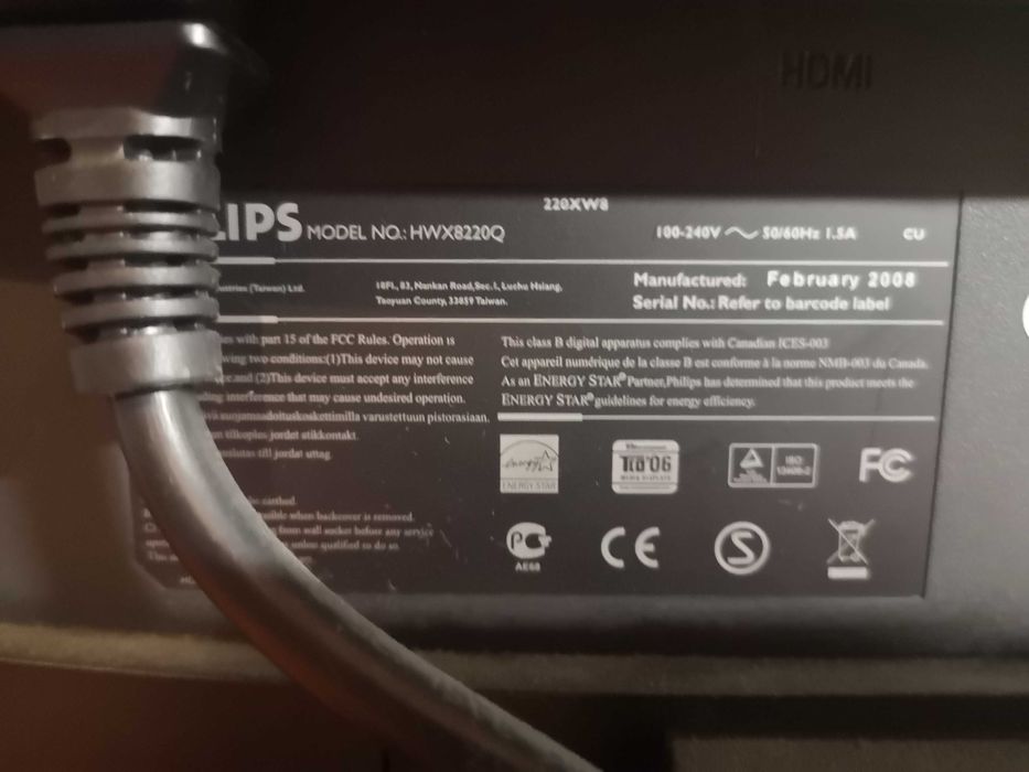 LCD Monitor Philips 220XW8