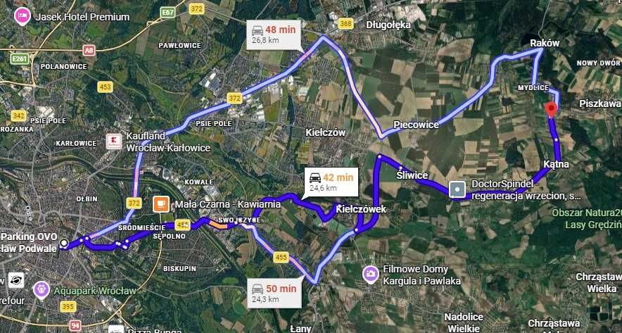 Działka budowlana Oleśniczka k. Wrocławia