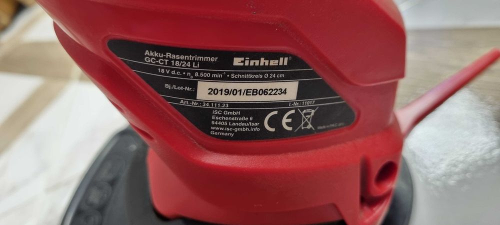 Тример акумуляторний Einhell GC-CT 18/24 Li - Solo (3411123)