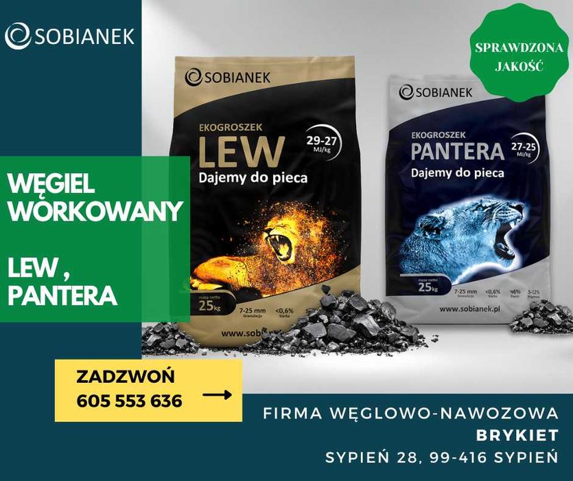 Groszek Sobianek Lew, Pantera, Najlepszygroszek Premium, Groszek Wilk
