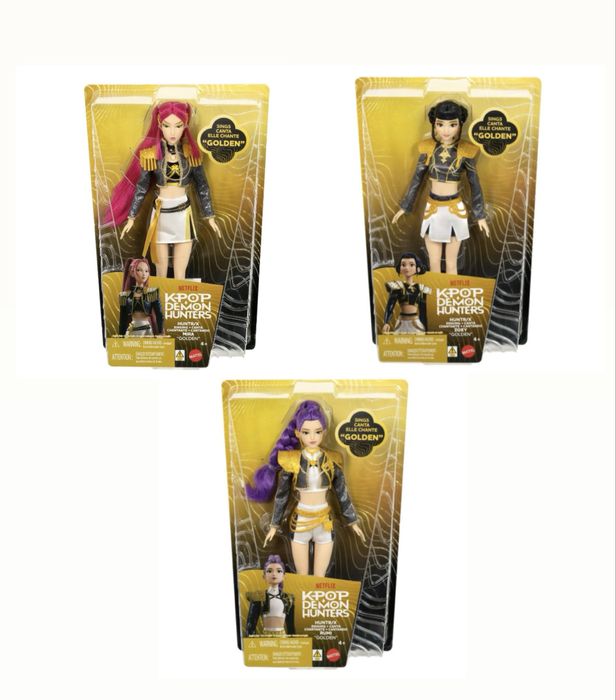 Demon hunters Kpop Jinu Джину Міра Зоі Румі мира зои руми лялька mattel monster high barbie монстер netflix golden поющие