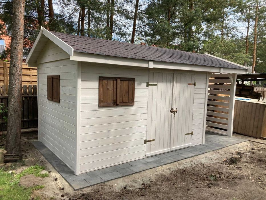 Domek narzędziowy Domek drewniany Drewutnia