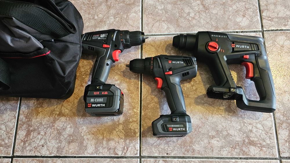 Whurt zestawy wkrętarek/Zamiana