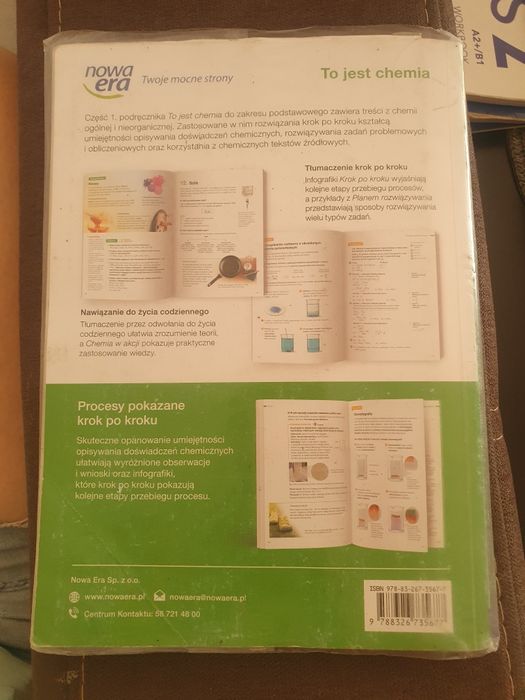 Podręcznik do chemii klasa pierwsza technikum/liceum