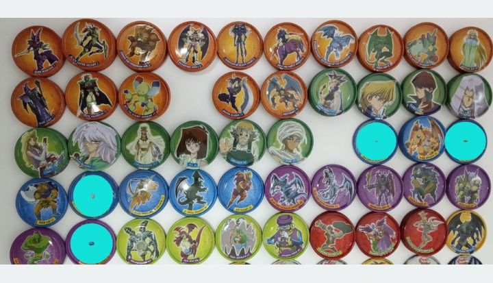 Yu-gi-ho metal tazos, boinx, mega DUEL tazo stak, Angry bird Star wars