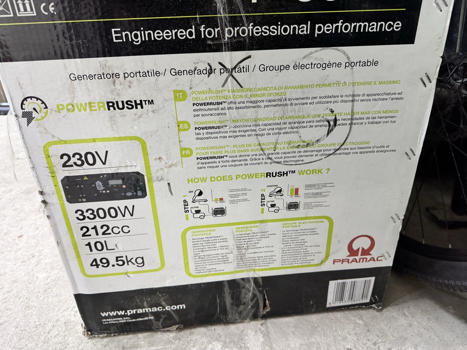 Бензиновый инверторный генератор Pramac 3500і