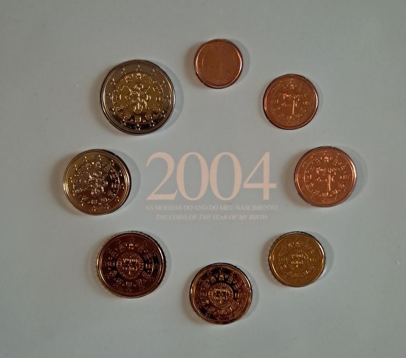 Carteira Anual de Moedas  Portugal Bebé 2004- FDC