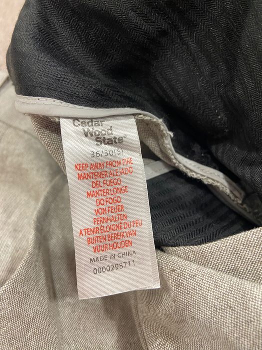 Cedar Wood State XL 36 Льняные Regular Fit Мужские штаны брюки xl льон
