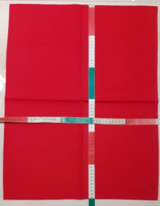 Czerwony bieżnik, serweta, obrusik, 45 x 60 cm, nowy