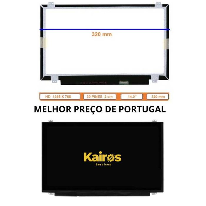 (NOVO) ECRÃ INSYS GW1-W149 14.0&quot; MATE (LED) – ESCOLAS INFORLÂNDIA64297874732289122