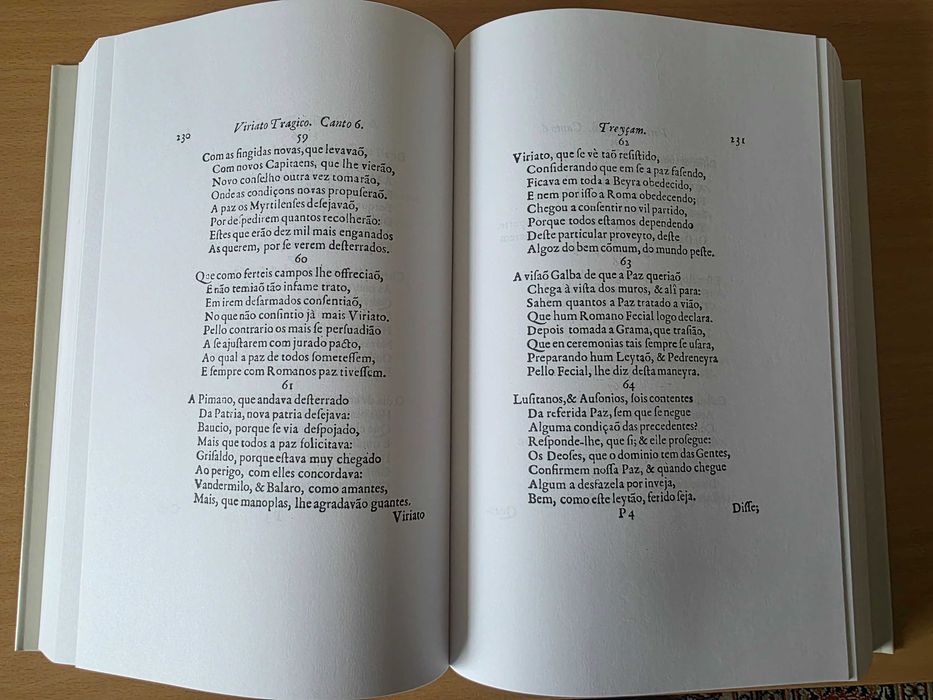 Livro "Viriato Trágico" de Brás Garcia Mascarenhas