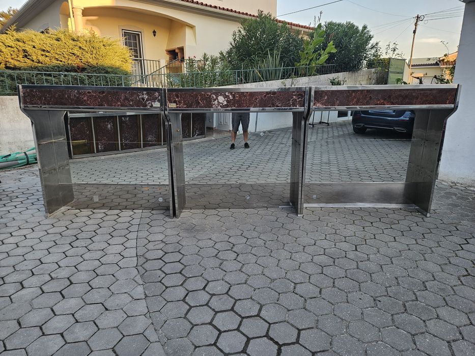 Vitrine p café, restaurante etc