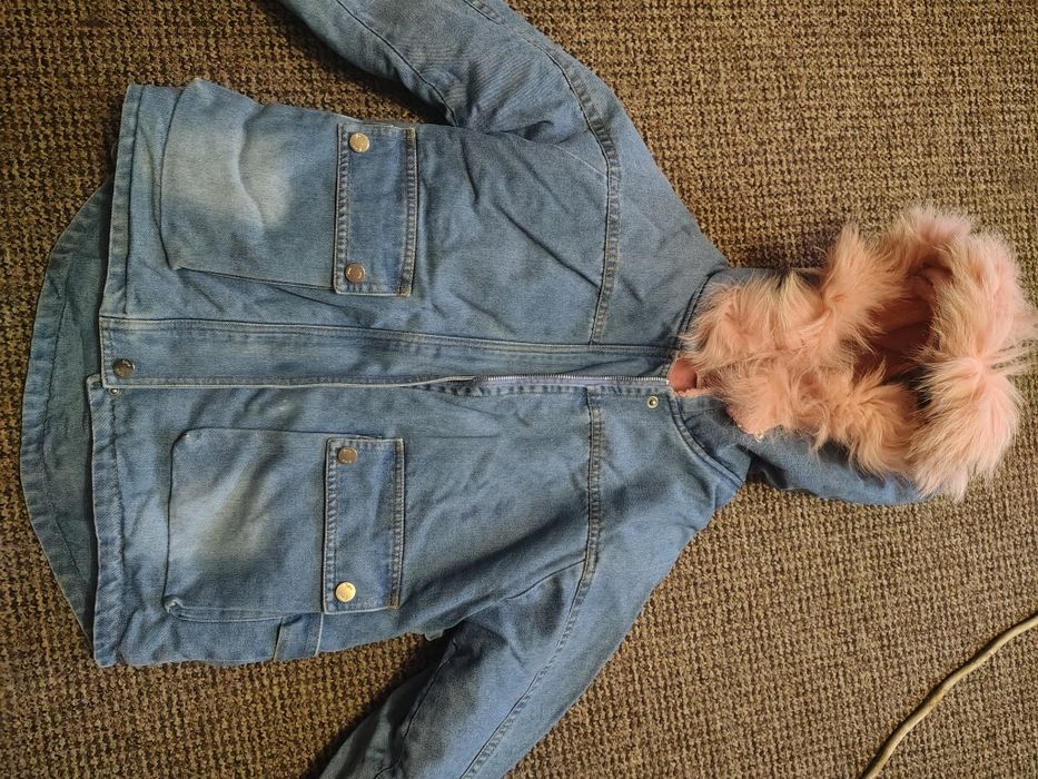 Джинсовая парка фабричный Китай