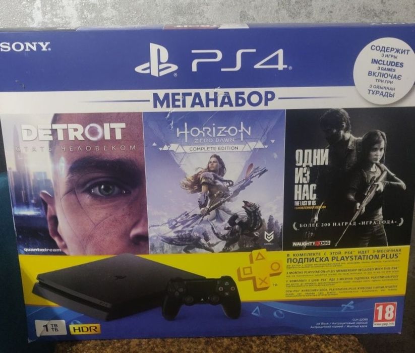 Приставка пс 4 +60 Ігор PlayStation 4 ps 4 PS4 Плейстейшен 4