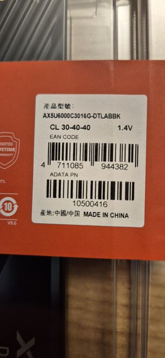 Pamięć RAM ADATA XPG Lancer Blade 32GB (2x16GB) 6000MHz CL30 DDR5 .