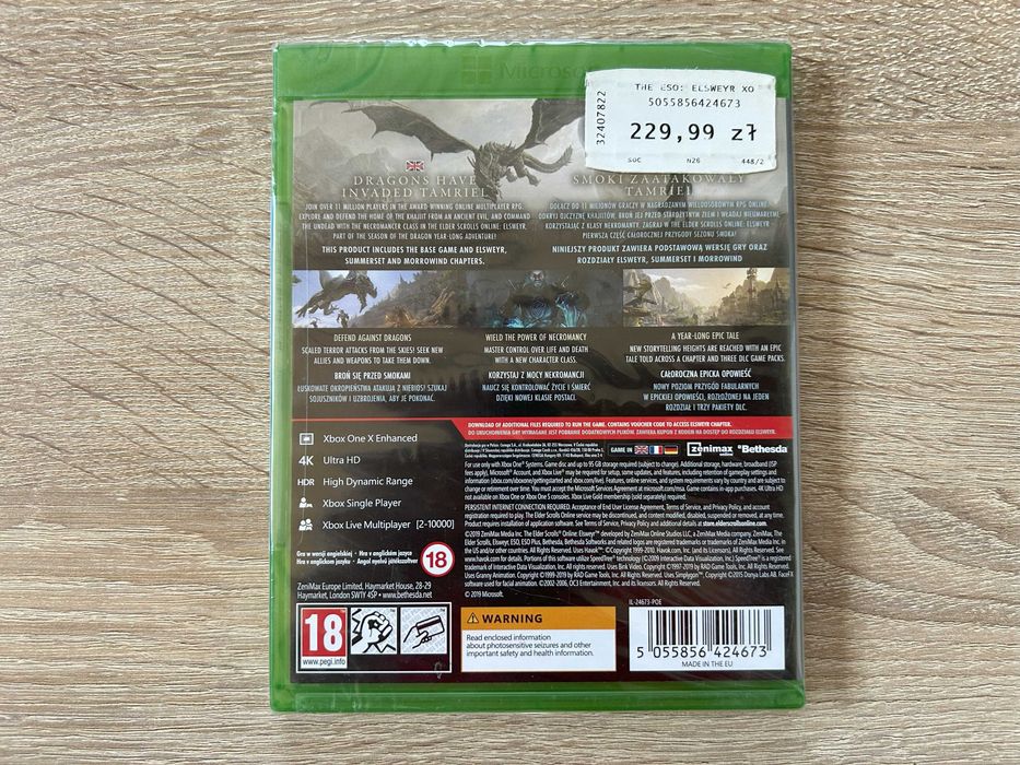 The Elder Scrolls Online: Elsweyr - Xbox One / Xbox Series X - NOWA