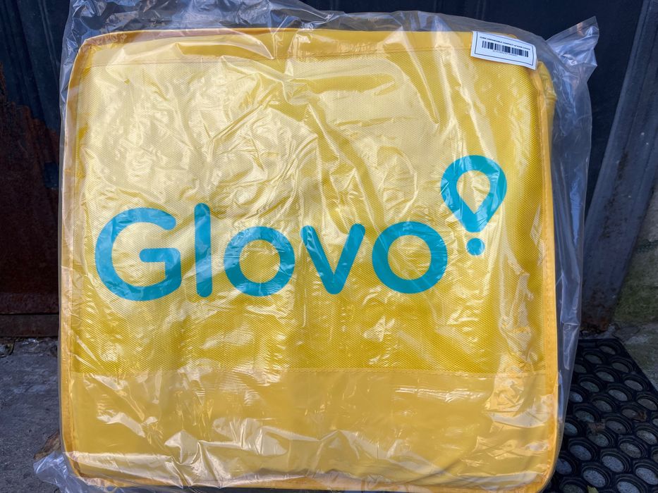 Сумка глово Нова!+ плащ Glovo