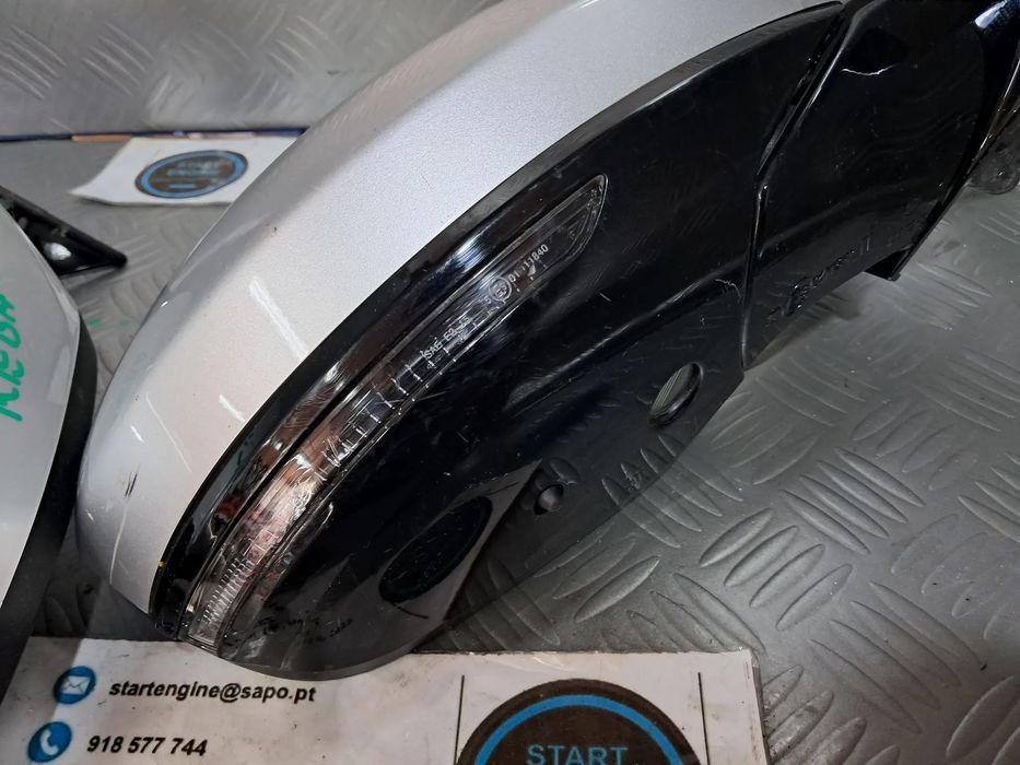 Espelho retrovisor Renault Talisman  com aviso de ultrapassagem