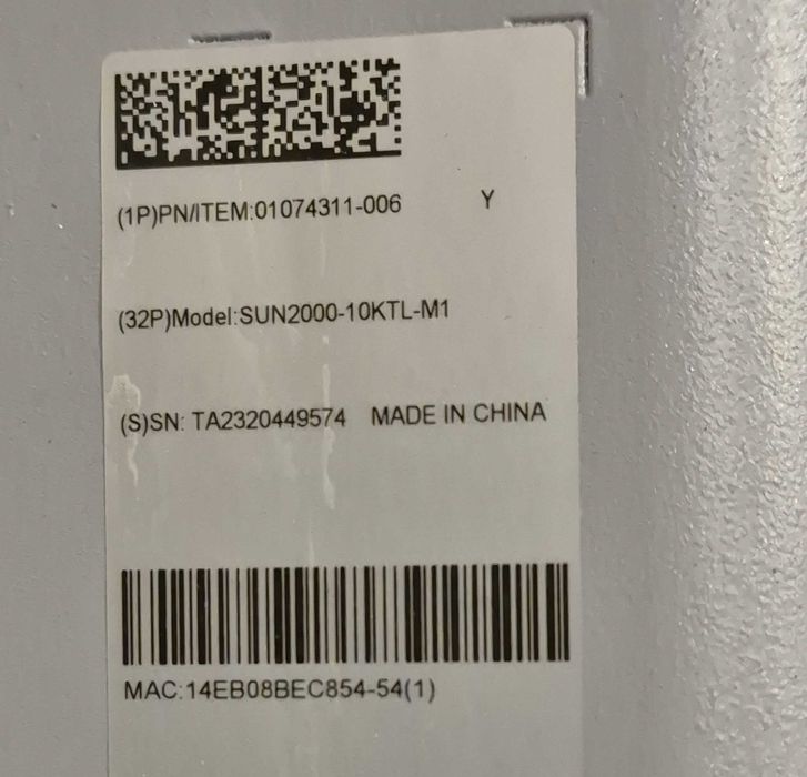 Inwerter sieciowy falownik trójfazowy 10kW HUAWEI SUN 2000-10KTL-M1