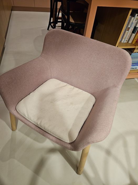 VEDBO
Fotel, Gunnared jasny różowy