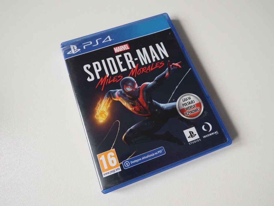 GRA SONY PS4/PS5 Spider-Man Miles Morales PL stan BDB człowiek pająk !