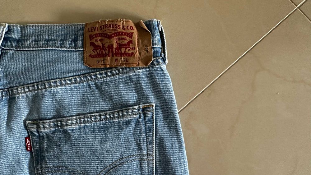 Levis 501 W36 Szorty Krótkie Spodenki Piękne