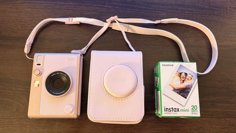 REZERWACJA instax mini evo różowy + 20 wkładów