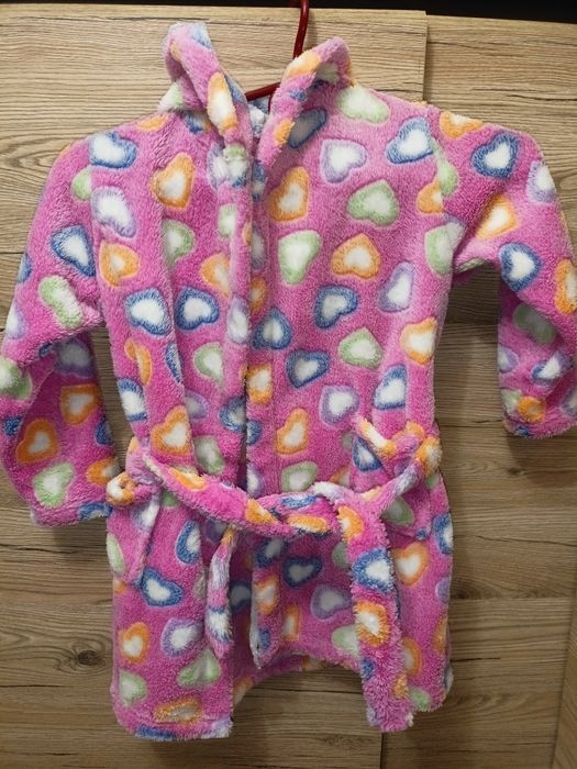 Халат махровый для девочки 98