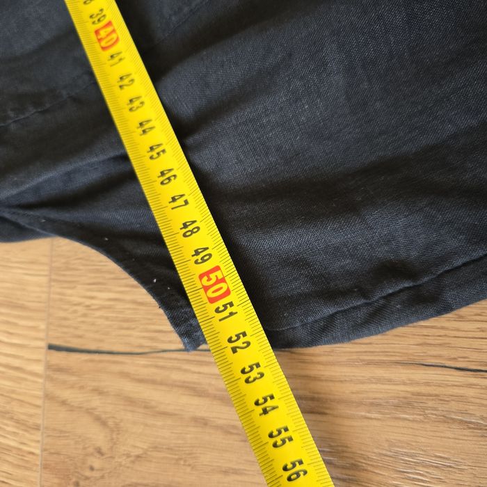 Sukienka tunika koszula hm linen len s 36 m 38 l 40 krótki rękaw