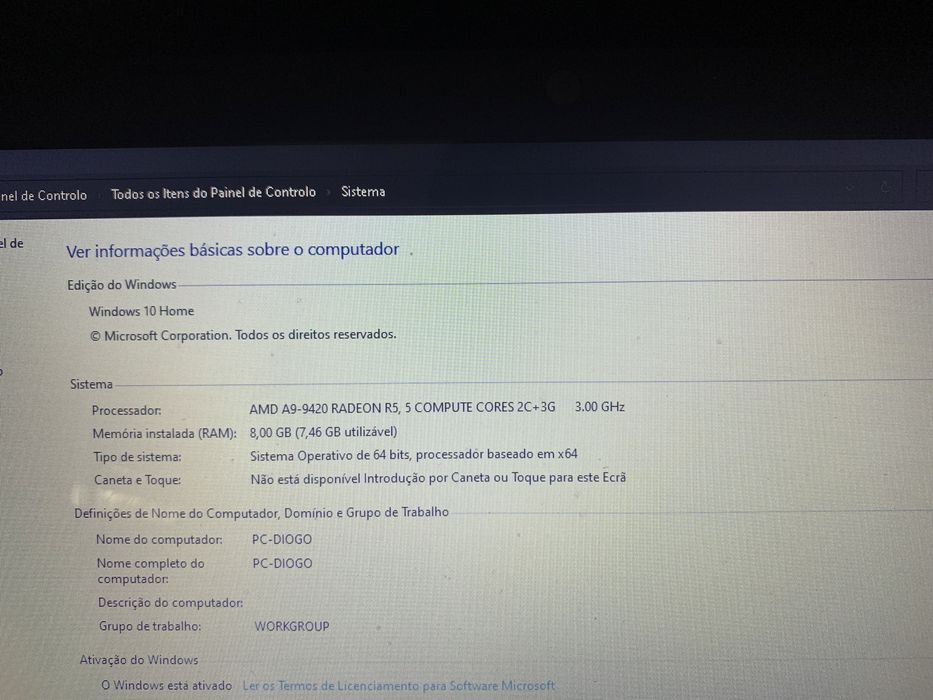 Portátil Acer aspire 3