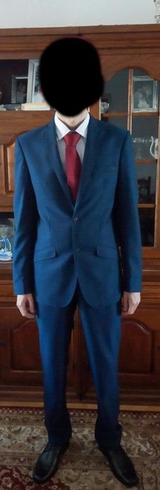 Garnitur granatowy zestaw