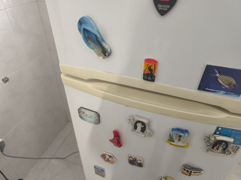 Frigorífico a funcionar