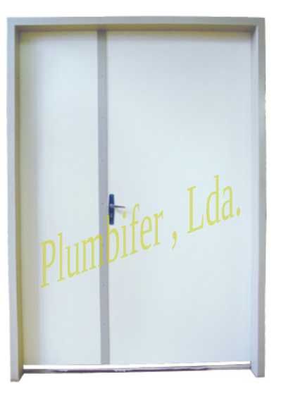 Porta radiológica blindada com chumbo