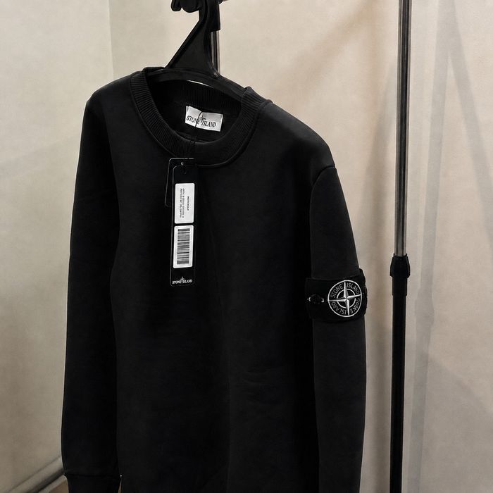 STONE ISLAND | Світшот Стон айленд | кофта Стонік чорний Ghost Pieces