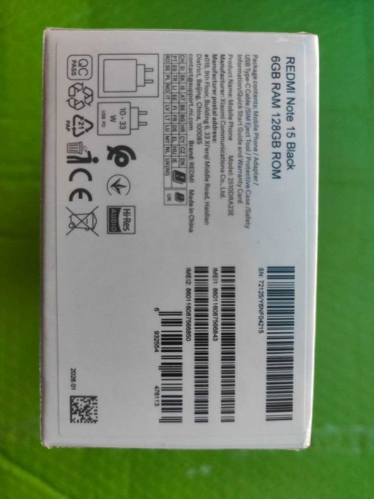 Смартфон Xiaomi Redmi Note 15
