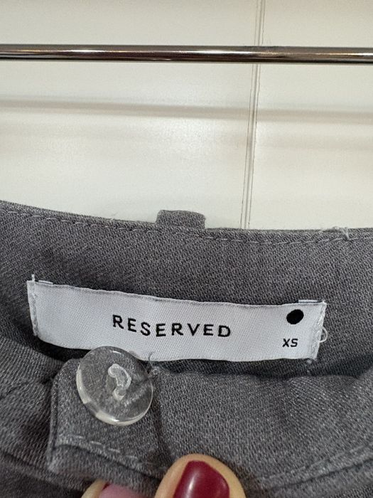 Spodnie materiałowe eleganckie szare