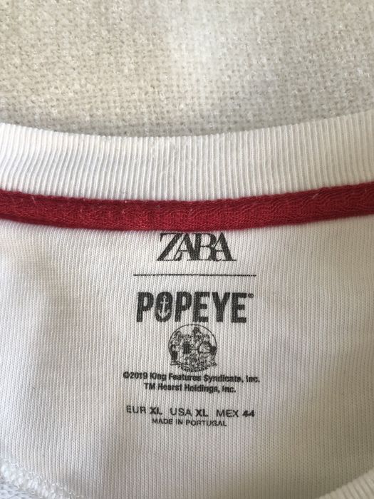 Biała bluza zara