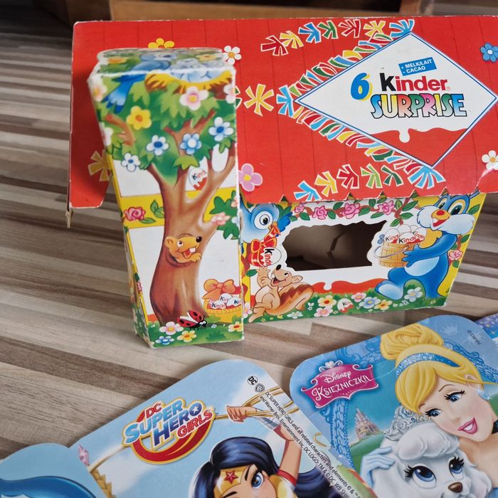 Opakowania po Kinder niespodzianka